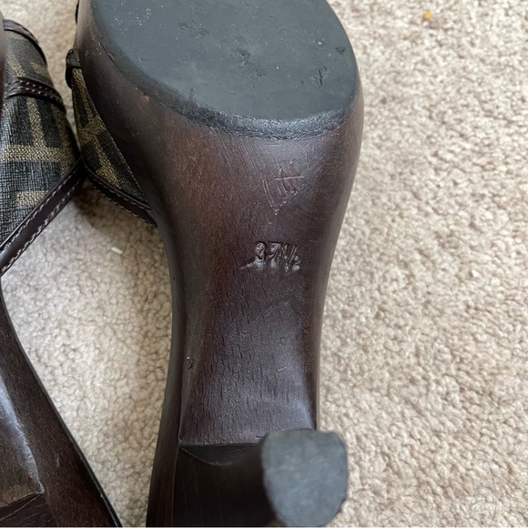 Fendi Vintage Monogram Heels - Picture 8 of 9